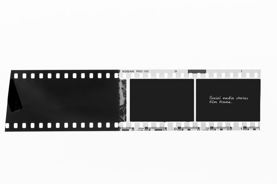 Bangkok, Thailand - December 11, 2021 film collections frame.Kodak black and white Films.