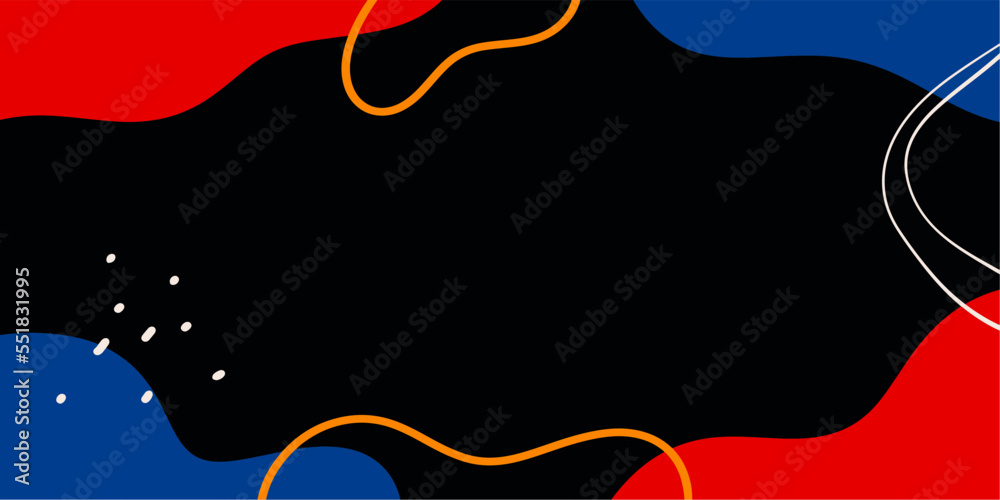 Aufkleber abstract trendy background in minimalist design style