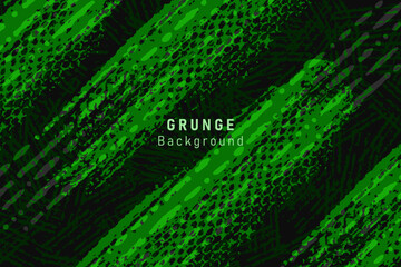 black and green grunge texture background