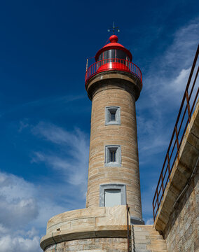 Lighthouse at the seafront of Bastia, Corsica, France