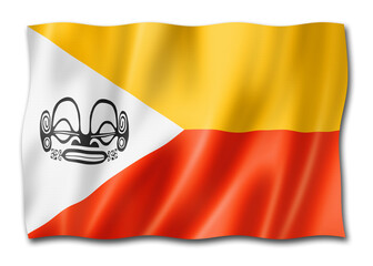 Marquesas Islands flag, French Polynesia