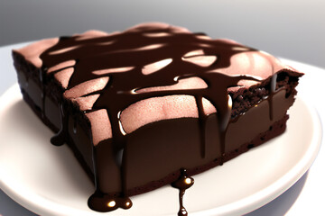 Anime Style Chocolate Brownie