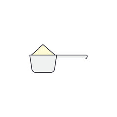 Powder Washing soap icon in color, isolated on white background 