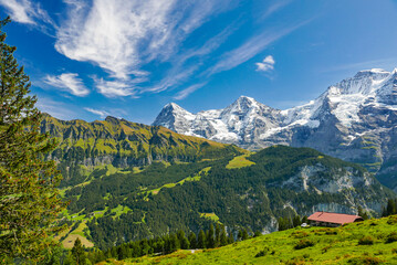 Fototapeta na wymiar Swiss Alps shilthorn