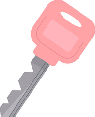 Key flat icon Metal device for unlock door