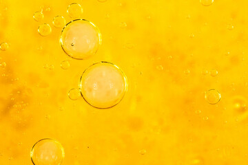 bubbles in yellow