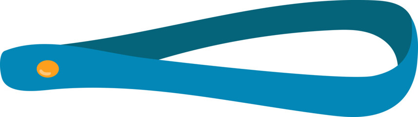 Rubber key ring flat icon Accessory for keys