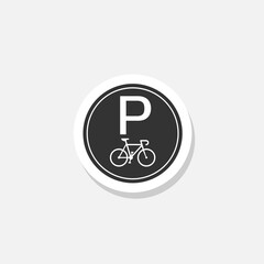 Bicycles Lane Only traffic Road Sign Sticker icon
