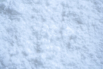 Obraz premium White snow texture background high angle view