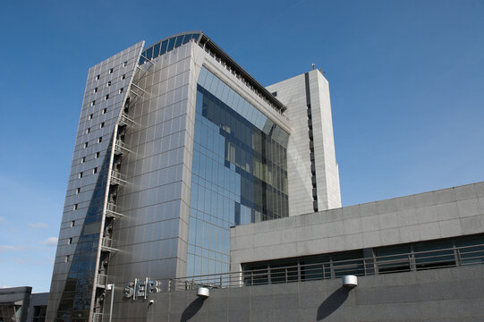 RIGA, LATVIA- April 1, 2022 : seb Bank office in Riga