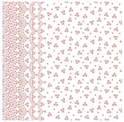 set of seamless patterns designed textile and fabric vector