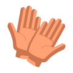 Fototapeta premium Safety gloves icon