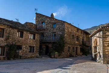 Streets of Valverde de los Arroyos, Guadalajara, Spain