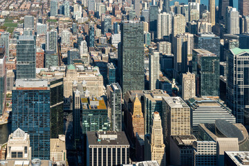 Chicago building architecture and cityscape