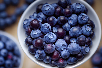 blueberries in a bowl
