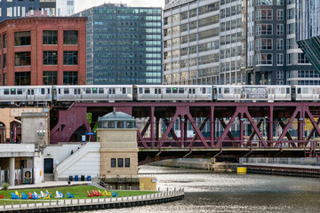 Chicago building architecture and cityscape