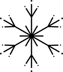 Snowflake. PNG