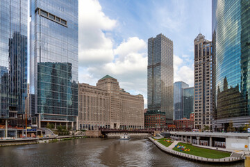 Chicago building architecture and cityscape