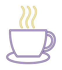 coffee cup neon food