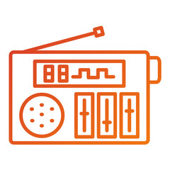 Digital Radio Icon Style