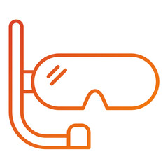 Snorkeling Icon Style