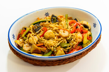 ficeos chinos con verduras
