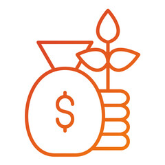 Grow Stock Icon Style