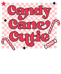Candy Cane Cutie,
Christmas Sublimation, Retro Christmas Sublimation