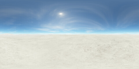 Blue sky sand field 360 HDRI. environment, panorama, 3d rendering	02
