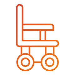 Automatic Wheelchair Icon Style