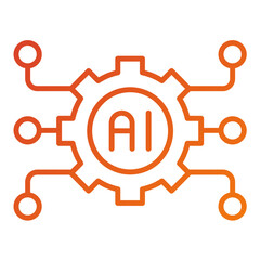 Artificial Intelligence Icon Style