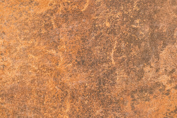 Rusty abstract brown pattern of old metal texture steel rust background