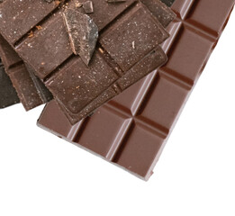 pieces of chocolate