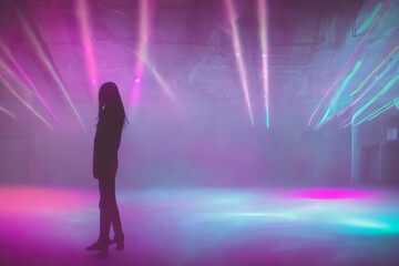 Rave Girl Silhouette
.
.
Generative AI