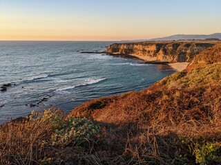 sunset on the coast © Alina D. Magauova 