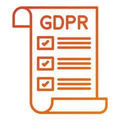 Gdpr Policy Icon Style