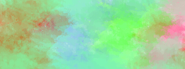 A Colorful Brushed Painted Abstract Background watercolor illustration background ,Paint stains with spots, blots, grains, splashes. Colorful wallpaper