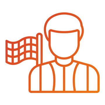 recommend clip art: Flagman Icon Style