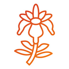 Obraz premium Iris Icon Style