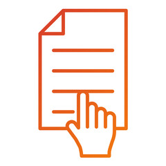 Obraz premium Interactive Content Icon Style