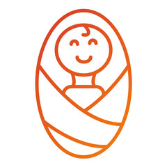 Newborn Baby Icon Style