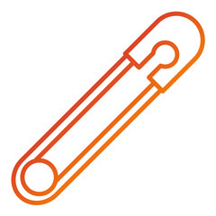 Safety Pin Icon Style