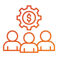Business Team Icon Style