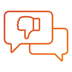 Naklejka premium Complain Icon Style