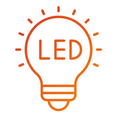 Fototapeta premium LED Lights Icon Style