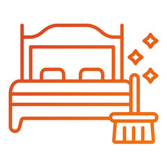 Mattress Cleaning Icon Style