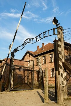 Holocaust Memorial Museum Auschwitz extermination camp near Krakow, Poland