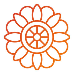 Obraz premium Floral Design Icon Style