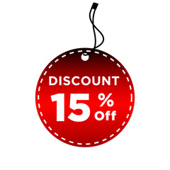 price tag vector illustration in trendy flat design