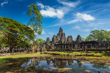 Fototapeta premium Bayon temple, Angkor Thom, Cambodia